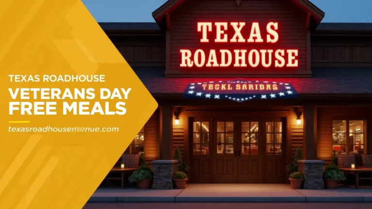 Texas Roadhouse Veterans Day Menu, Specials, Discount 2025 6 Texas Roadhouse Veterans Day Menu