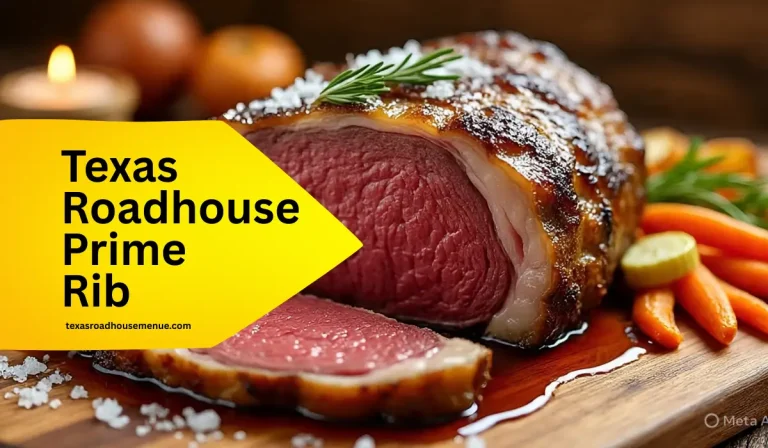 Prime Rib Price, Calories & Nutrition 2025 | Texas Roadhouse Menu 6 Prime Rib