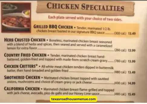 Updated Texas Roadhouse Menu With Prices October 9, 2025 63 Texas Roadhouse Chicken Menu Prices