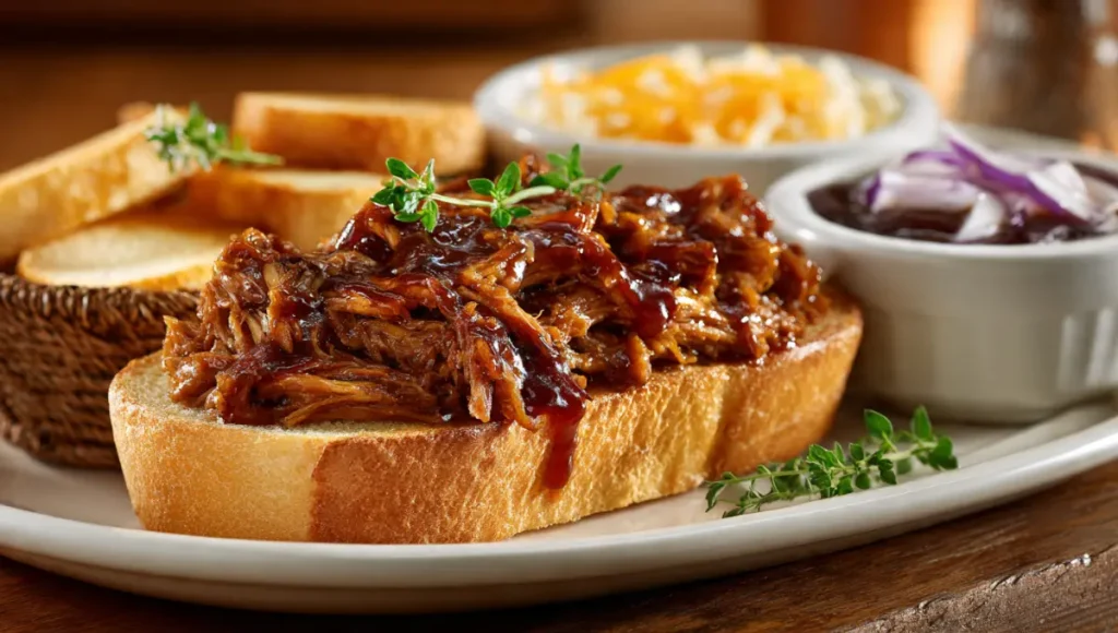 Texas Roadhouse Pulled Pork Dinner
